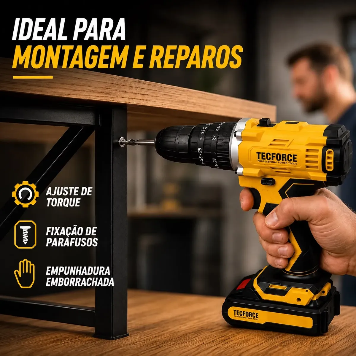 Linha Yellow Tecforce com linguagem profissional